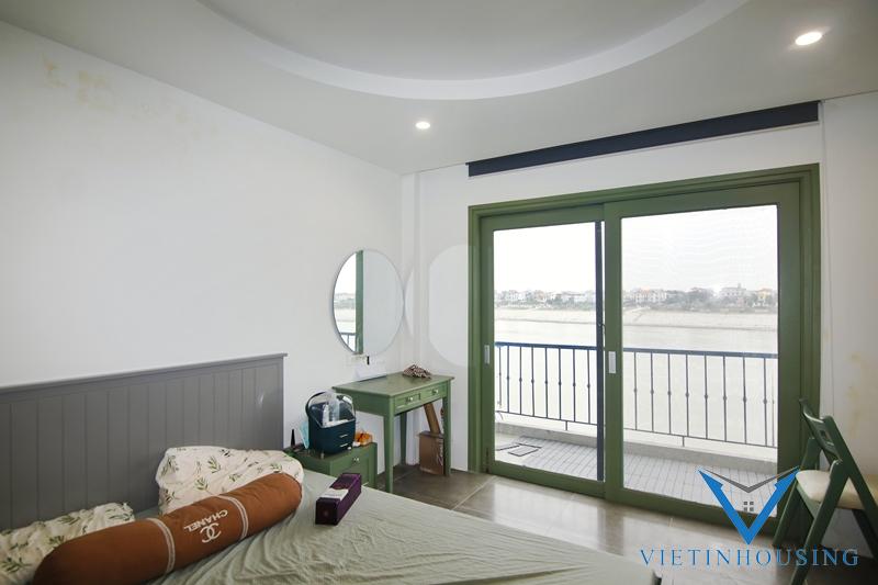 Nhà ven sông hai phòng ngủ cho thuê tại Ngọc Thụy, Long Biên,Hà Nội